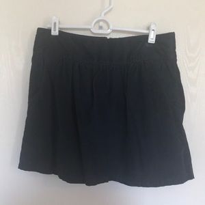 Corduroy Navy Blue Mini Skirt